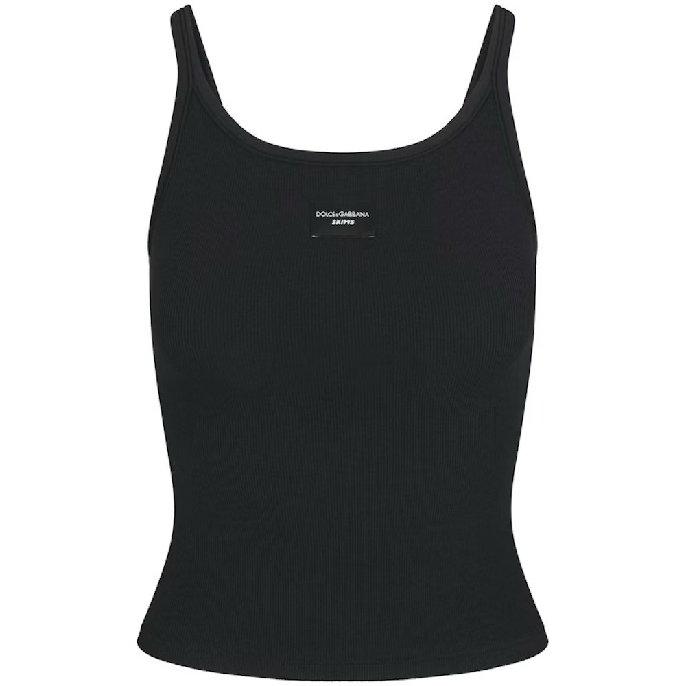 Skims x Dolce and Gabbana cotton rib tank